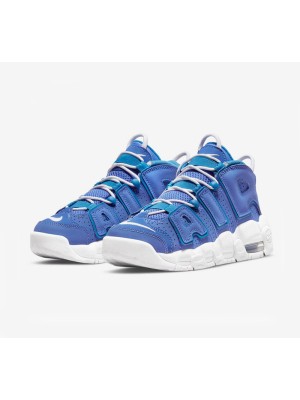 Nike Air More Uptempo GS "Blue/White" DM1023-400 Kids' Sneakers - Trendy Sports Shoes