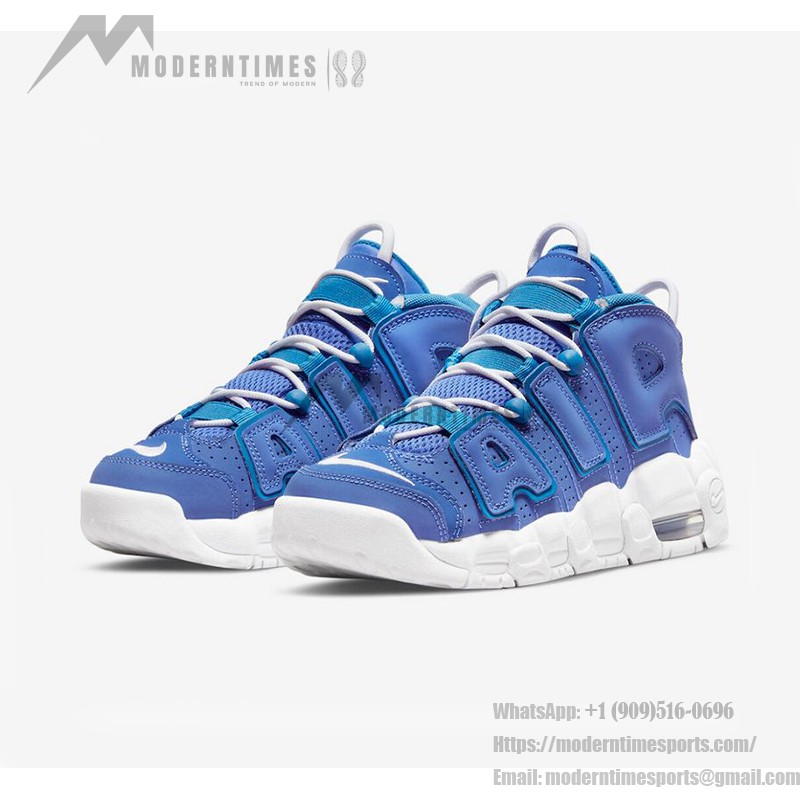 Nike Air More Uptempo GS "Blue/White" DM1023-400 Kids' Sneakers - Blue and White