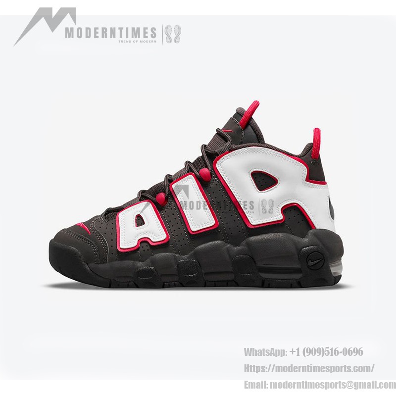 Nike Air More Uptempo GS “Brown Bulls” brown sneaker with AIR branding