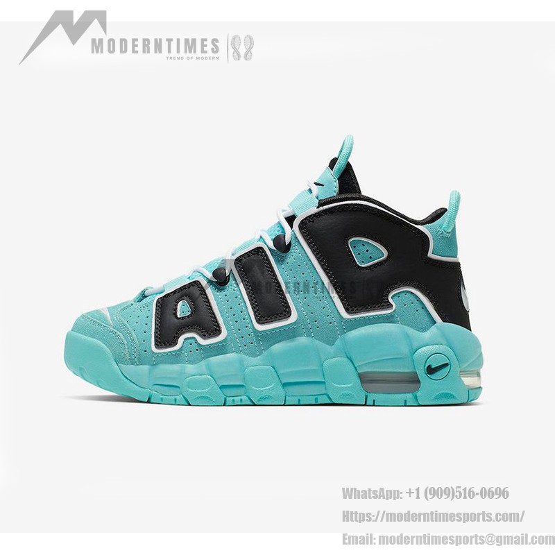 Ocean Green Nike Air More Uptempo GS "Light Aqua" 415082-403 - Kids' Sneakers