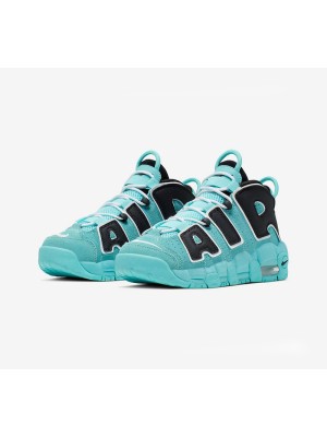 Nike Air More Uptempo GS "Light Aqua" 415082-403 Kids' Sneakers - Ocean Green Trendy Sports Shoes