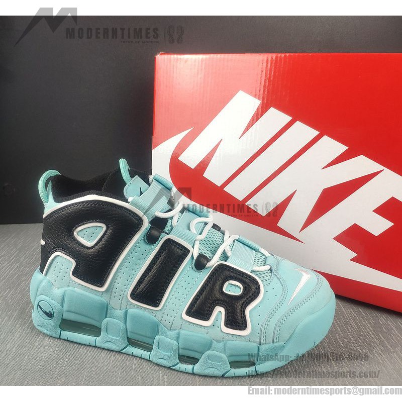 Ocean Green Nike Air More Uptempo GS "Light Aqua" 415082-403 - Kids' Sneakers