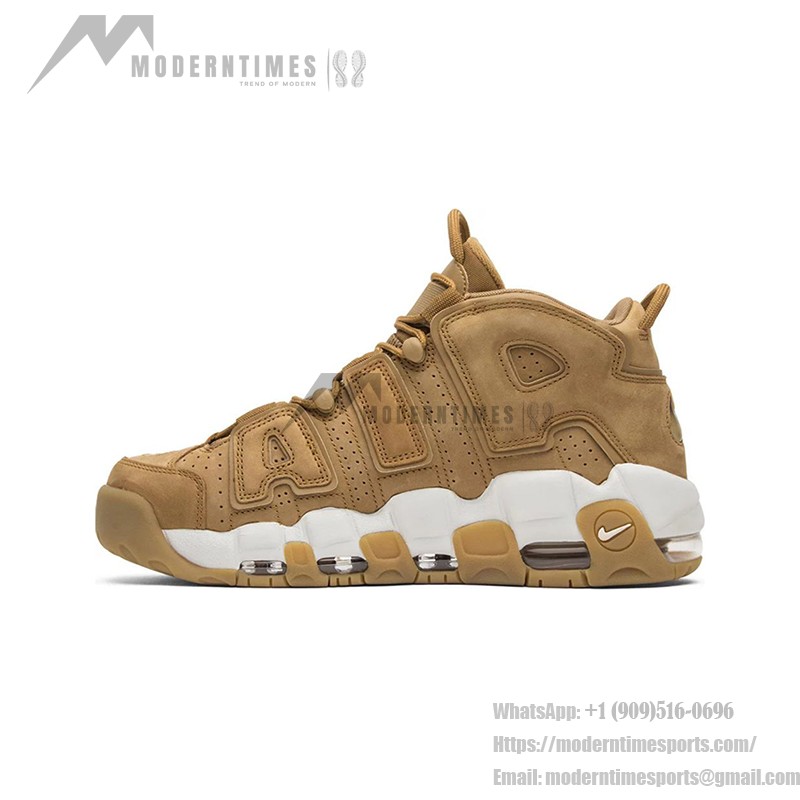 Nike Air More Uptempo PRM “Wheat” - Premium Wheat-Colored Retro Basketball Shoes