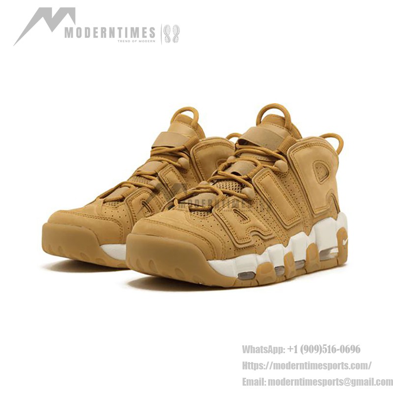 Nike Air More Uptempo PRM “Wheat” - Premium Wheat-Colored Retro Basketball Shoes