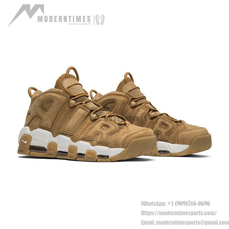 Nike Air More Uptempo PRM “Wheat” - Premium Wheat-Colored Retro Basketball Shoes