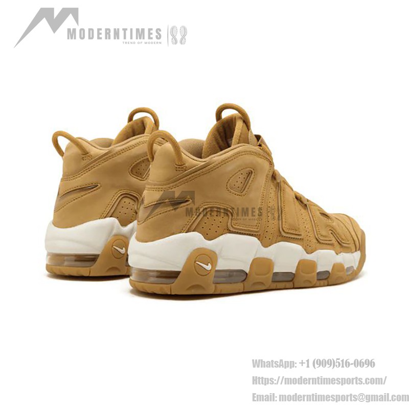 Nike Air More Uptempo PRM “Wheat” - Premium Wheat-Colored Retro Basketball Shoes