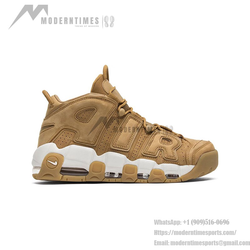 Nike Air More Uptempo PRM “Wheat” - Premium Wheat-Colored Retro Basketball Shoes