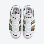 Nike Air More Uptempo “Peace, Love, Swoosh” Classic Basketball Shoes DM8150-100 Men's Athletic Sneakers