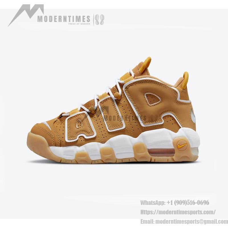 Nike Air More Uptempo GS “Wheat” Youth Retro Basketball Shoes