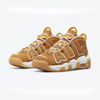 ナイキ Air More Uptempo GS "ウィート" ユース クラシック レトロ バスケットボールシューズ | スタイリッシュな快適さ | DQ4713-700