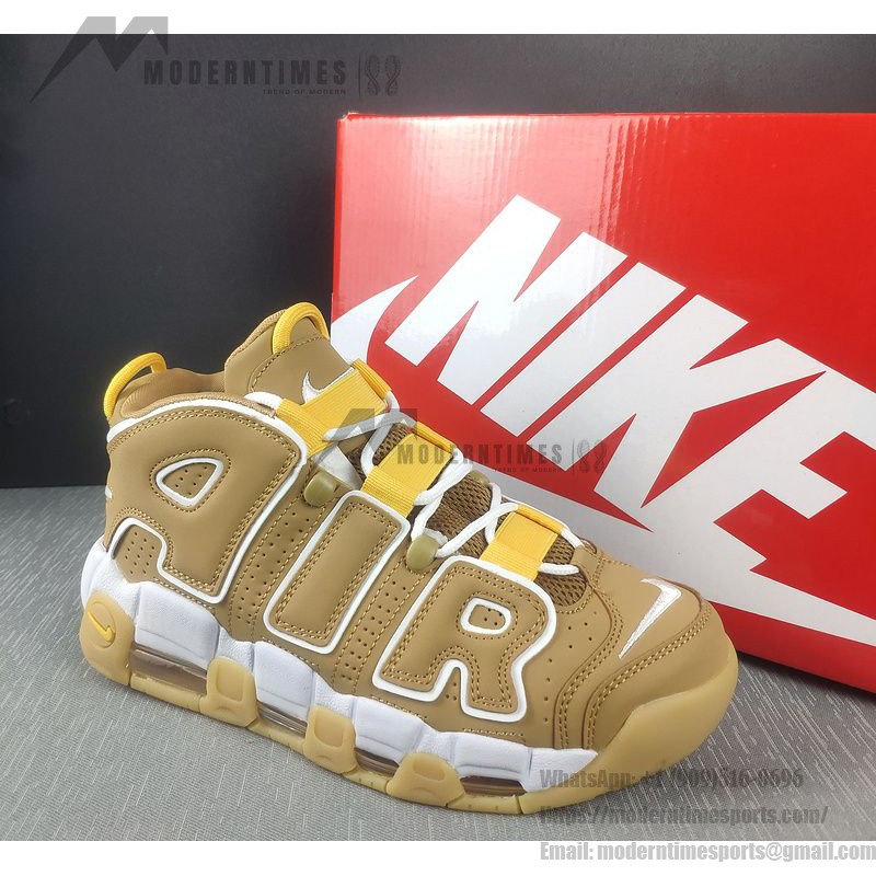 Nike Air More Uptempo GS “Wheat” Youth Retro Basketball Shoes