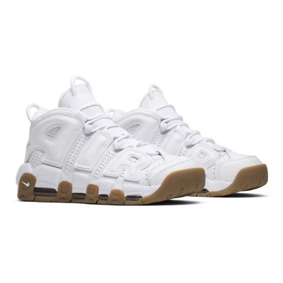 Nike Air More Uptempo 414962-103 White/Red Retro Sneakers | Classic Comfortable Design for Daily Wear & Sports