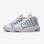 Nike Air More Uptempo GS White and Navy Youth Classic Retro Basketball Shoes