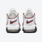 Nike Air More Uptempo White/Team Red Retro Basketball Shoes with Classic AIR Design