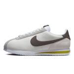 Nike Cortez 23 SNKRS Day Korea FD0398-133 - Retro White and Brown Sneakers with Yellow Accents