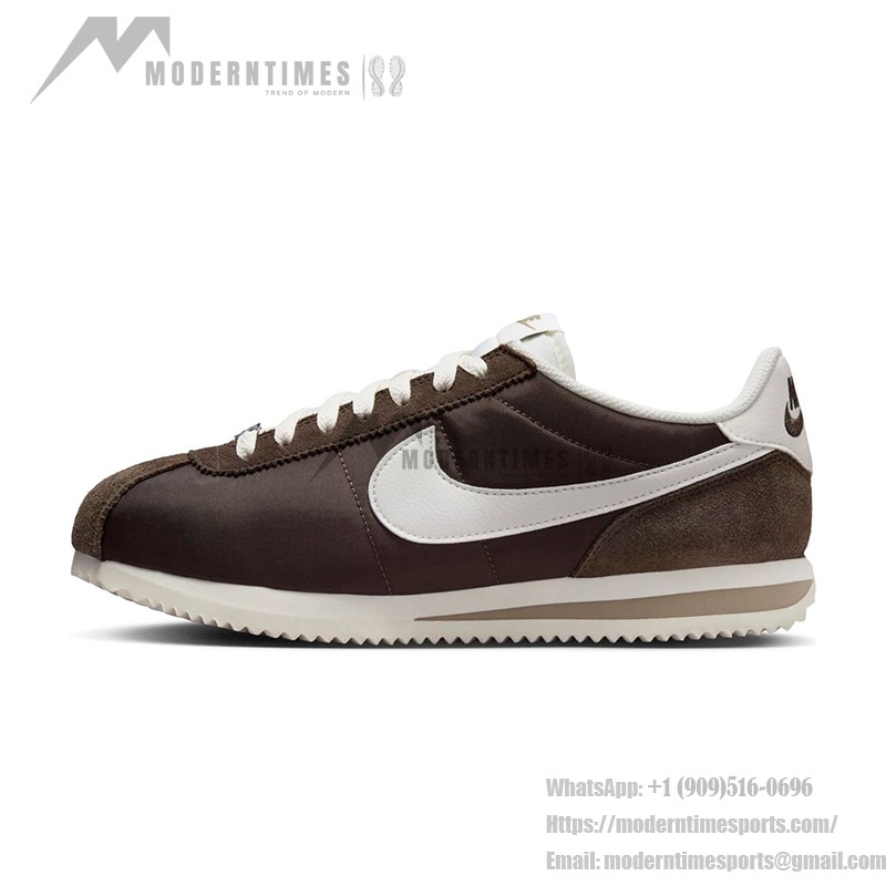 Nike Cortez Baroque Brown DZ2795-200 - Classic Brown and White Sneakers with Retro Style