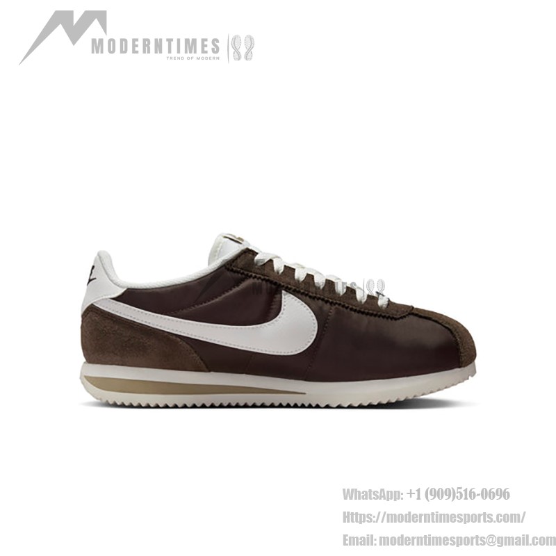 Nike Cortez Baroque Brown DZ2795-200 - Classic Brown and White Sneakers with Retro Style