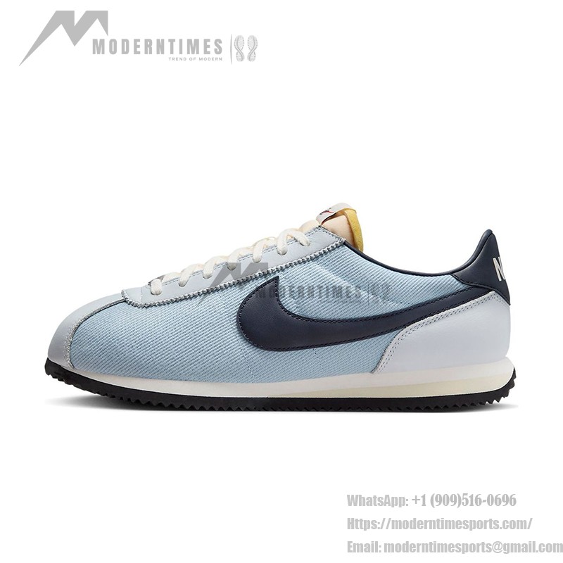 Nike Cortez Denim Blue HF0100-400 - Denim Blue Sneakers with Navy Details