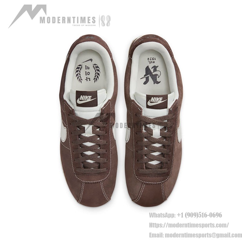 Nike Cortez Hangul Day FQ8144-237 - Premium Brown Suede Sneakers with Retro Style