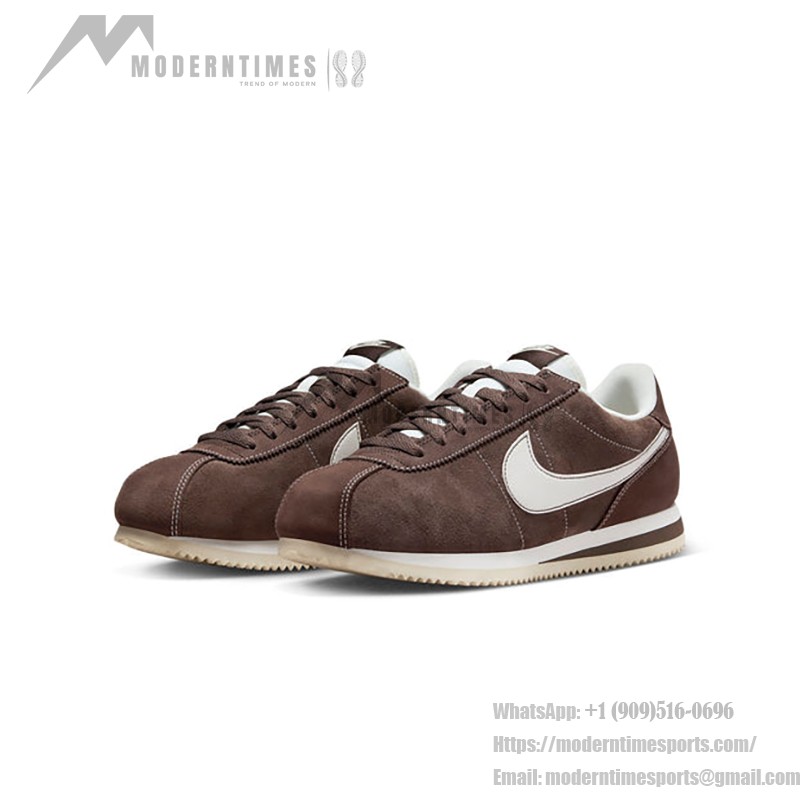 Nike Cortez Hangul Day FQ8144-237 - Premium Brown Suede Sneakers with Retro Style