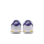 Nike Cortez Lakers DM4044-106 - White Sneakers with Purple and Gold Accents