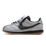 Nike Cortez Leather SE Metallic Cool Grey Black HQ3490-099 Sneakers