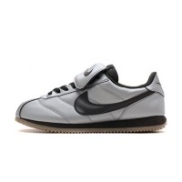 Nike Cortez Leather SE Metallic Cool Grey Black HQ3490-099 - Sleek Metallic Grey Sneakers with Classic Black Accents