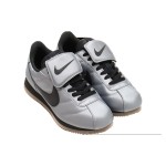 Nike Cortez Leather SE Metallic Cool Grey Black HQ3490-099 Sneakers