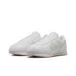 Nike Cortez Leather Summit White Mint Light Bone DN1791-106 - 민트 악센트가 있는 클래식 화이트 스니커즈