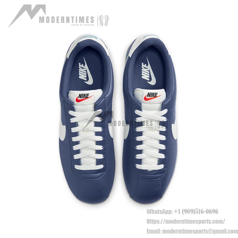 Nike Cortez Midnight Navy DM4044-400 - Navy and White Retro Sneakers