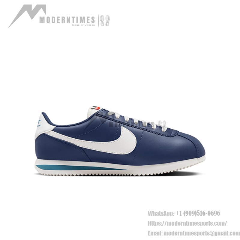 Nike Cortez Midnight Navy DM4044-400 - Navy and White Retro Sneakers