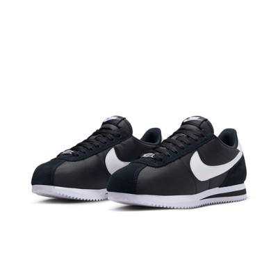 Nike Cortez Nylon Black White DZ2795-001 - Minimalist Black and White Design with Classic Retro Style and All-Day Comfort