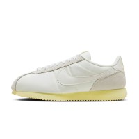 Nike Cortez Pale Yellow HF6410-118 - Zeitlose weiße Sneaker mit sanften gelben Akzenten für einen Vintage-Look