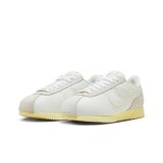 Nike Cortez Pale Yellow HF6410-118 - Zeitlose weiße Sneaker mit gelben Akzenten