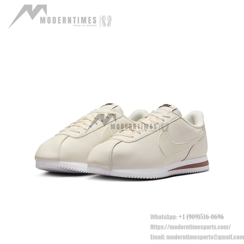 Nike Cortez Phantom Light Bone DN1791-003 - Minimalistische Creme-Sneakers