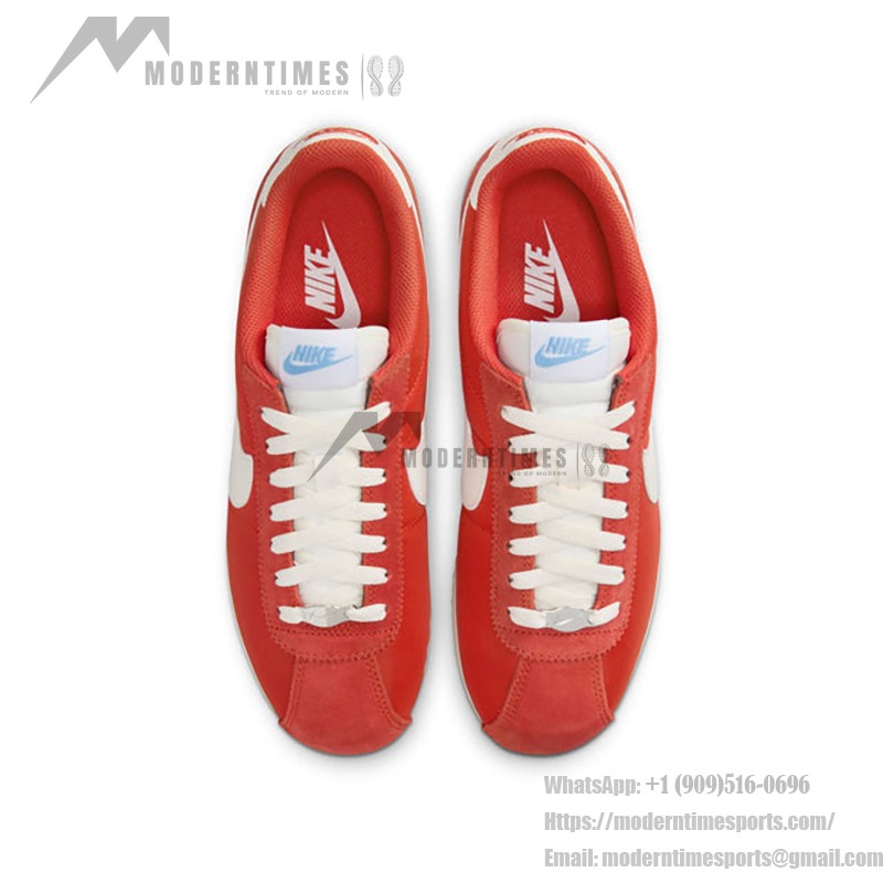 Nike Cortez Picante Red DZ2795-601 - 흰색 디테일이 돋보이는 대담한 빨간 스니커즈