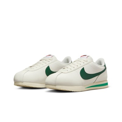 Nike Cortez Sail Gorge Green DN1791-101 - Klassische Weiße Sneaker mit Auffälligen Grünen Akzenten