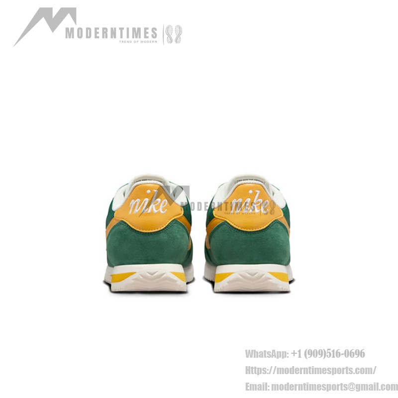 Nike Cortez TXT Gorge Green Yellow Ochre HF1435-300 - Green and Yellow Retro Sneakers