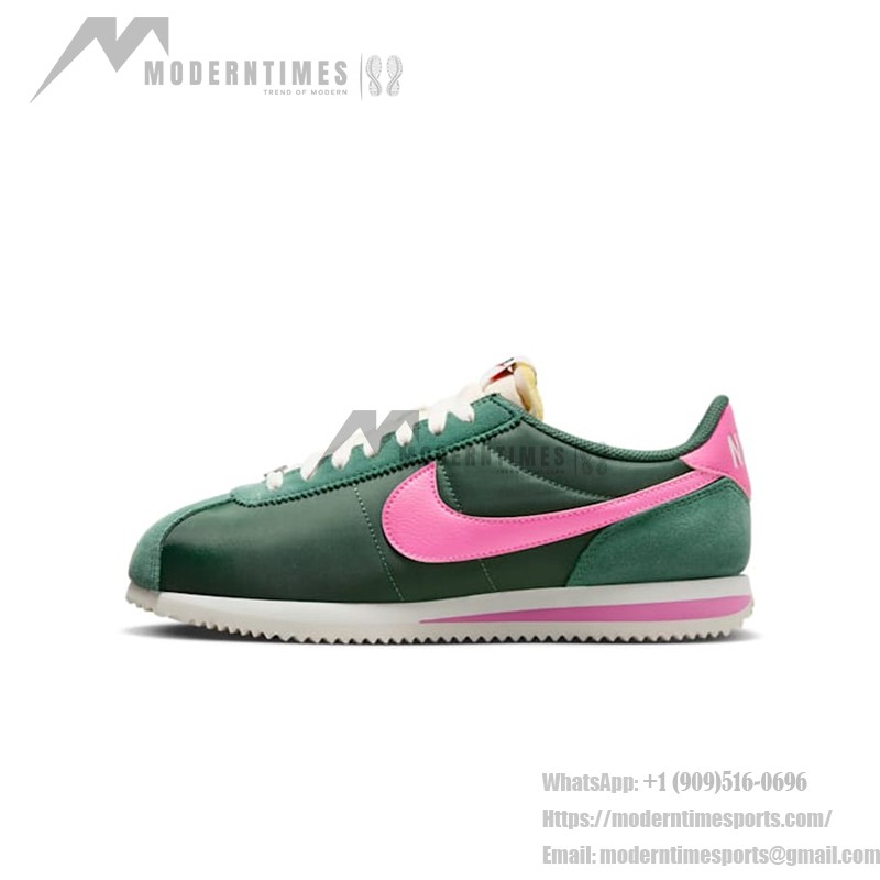 Nike Cortez TXT Watermelon HF9994-300 - Vibrant Green Sneakers with Pink Accents