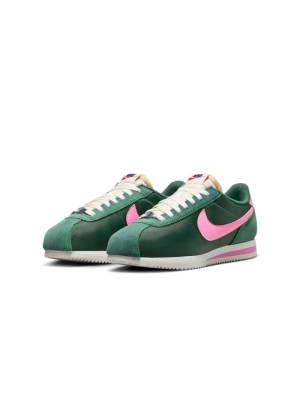 Nike Cortez TXT Watermelon HF9994-300 - 레트로 감성의 생기 넘치는 그린과 핑크 스니커즈