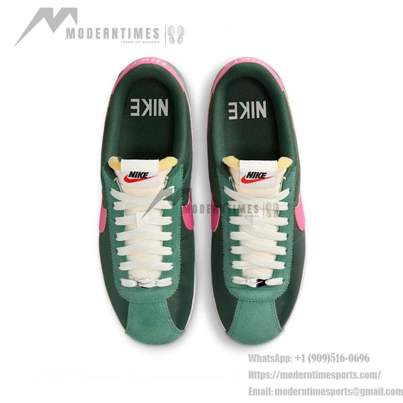 Nike Cortez TXT Watermelon HF9994-300 - Vibrant Green Sneakers with Pink Accents