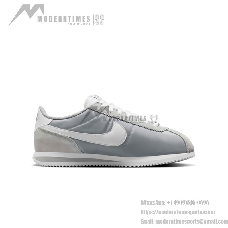 Nike Cortez Textile Flat Silver White HF0263-002 - Sleek Silver Sneakers with White Accents