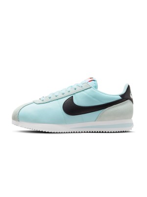 Nike Cortez Glacier Blue DZ2795-401 - Erfrischend Blaue Sneaker mit Klassischen Schwarzen Akzenten