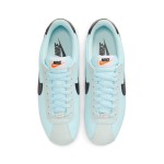 Nike Cortez Glacier Blue DZ2795-401 sneakers featuring a glacier blue upper with black accents.