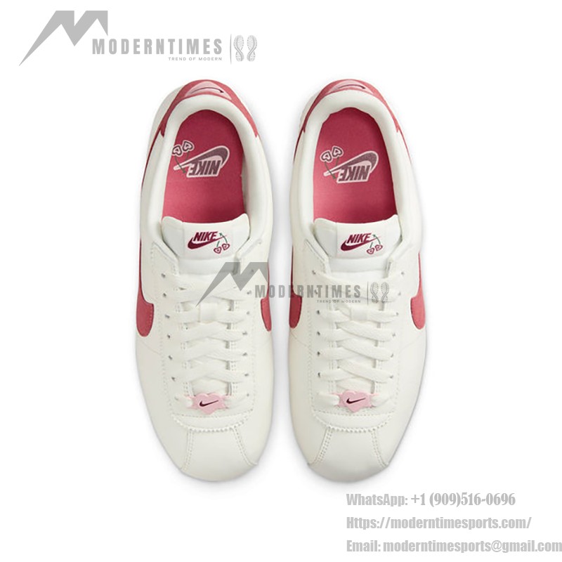 Nike Cortez Valentine's Day Sneakers - White and Red