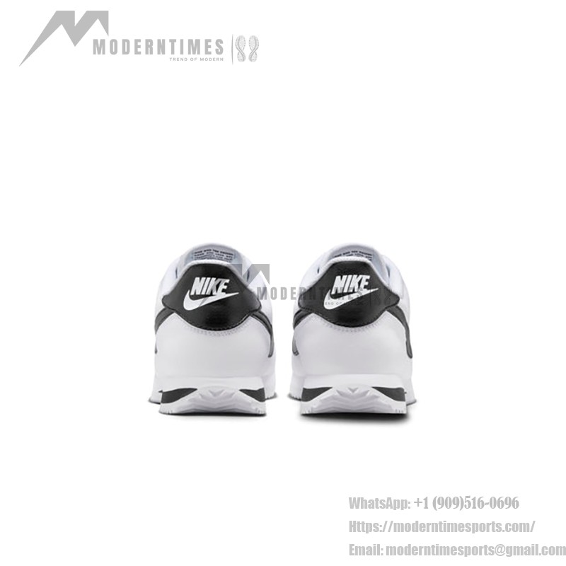 Nike Cortez White Black DM4044-105 - Classic White Sneakers with Black Details