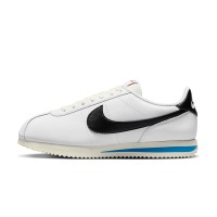 Nike Cortez White Black Light Photo Blue DN1791-100 - Classic White Sneakers with Black and Blue Details for a Modern Retro Look