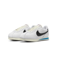 Nike Cortez White Black Light Photo Blue DN1791-100 - Classic White Sneakers with Black and Blue Details for a Modern Retro Look