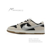 Nike Dunk Low 85 Cream White Light Grey Black DD9457-102 | Classic Low-Top Sneakers with Timeless Design for Everyday Style & Comfort
