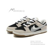 Nike Dunk Low 85 Cream White Light Grey Black DD9457-102 | Classic Low-Top Sneakers with Timeless Design for Everyday Style & Comfort